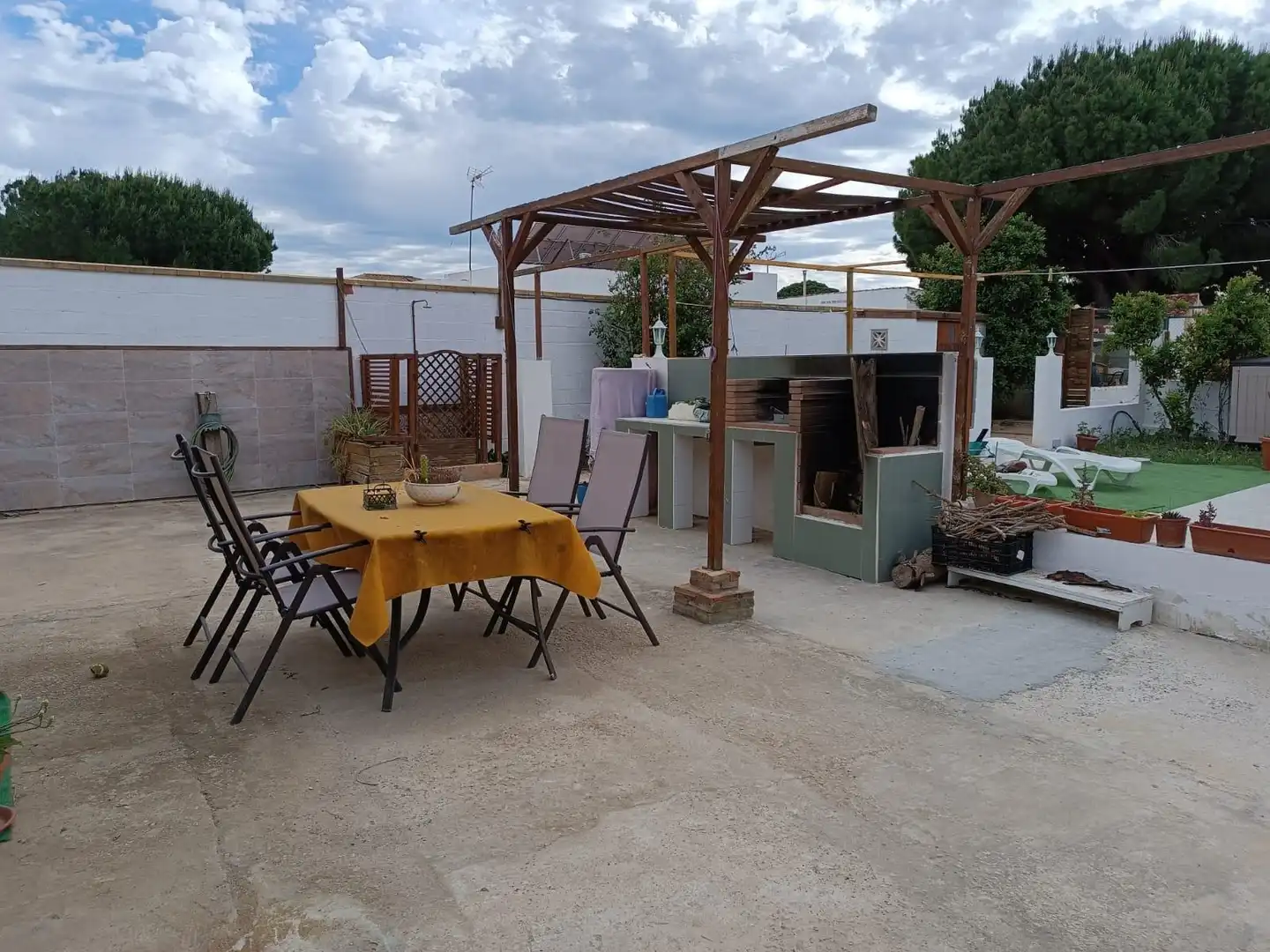 Terrassa de Finca rústica en venda en Puerto Real amb Jardí privat i Piscina