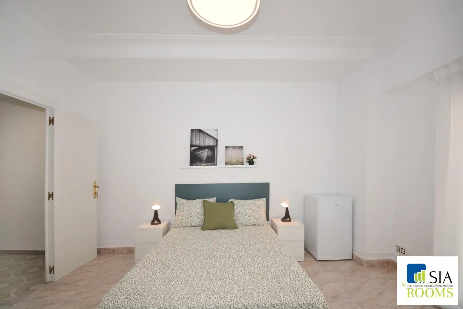 Habitación de Piso para compartir en Zaragoza con Calefacción, Terraza y Amueblado