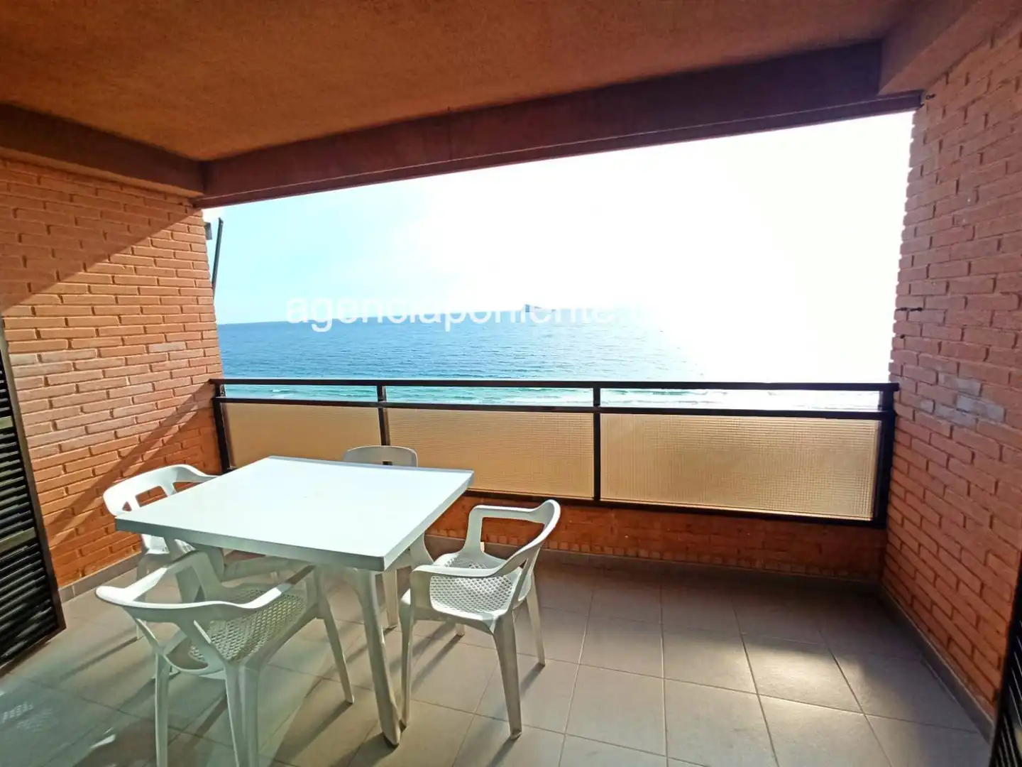 Balcony of Apartments for rent in Benidorm  with Terrace, Furnished and Washing machine