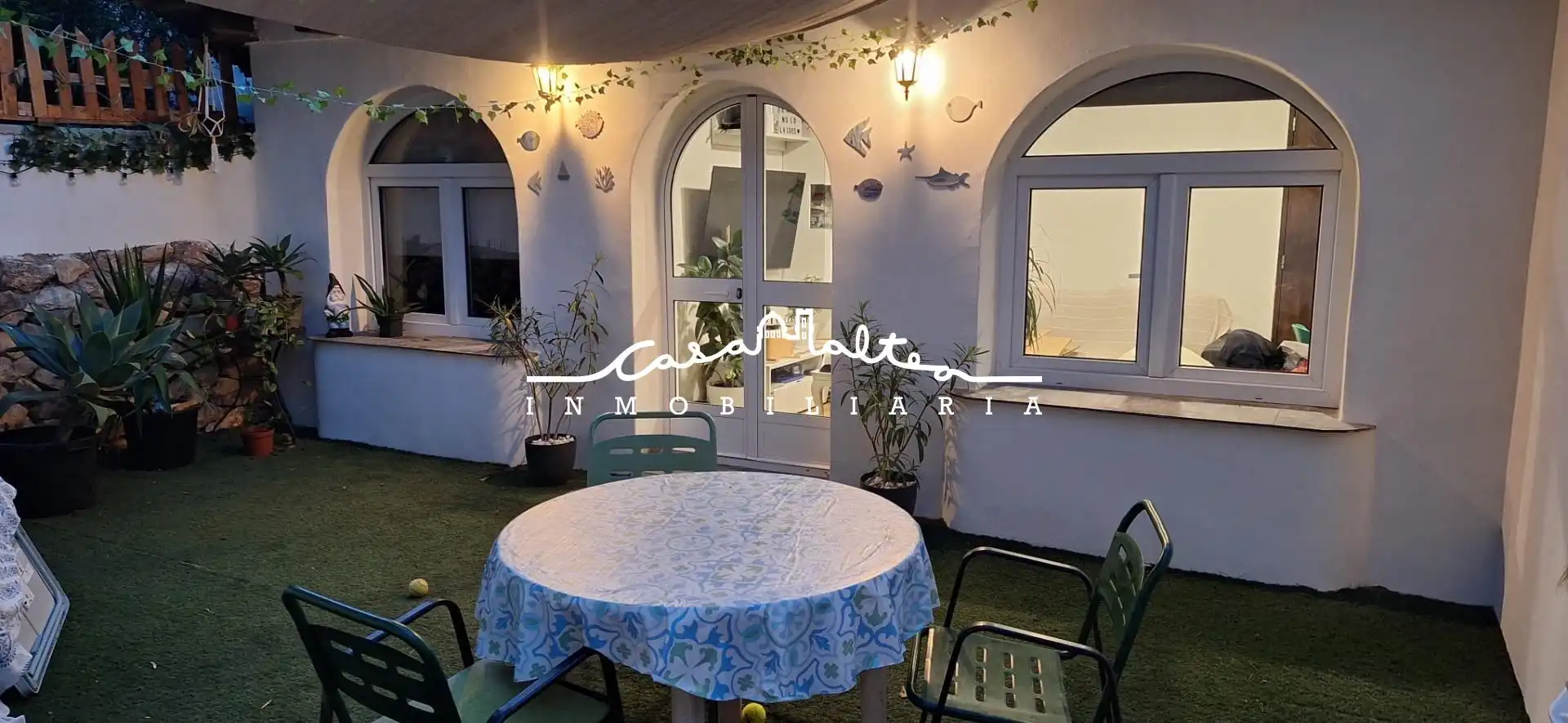 Apartment with garden to rent in L'Olla