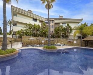 Swimming pool of Apartment for sale in Marbella  with Air Conditioner, Terrace and Swimming Pool