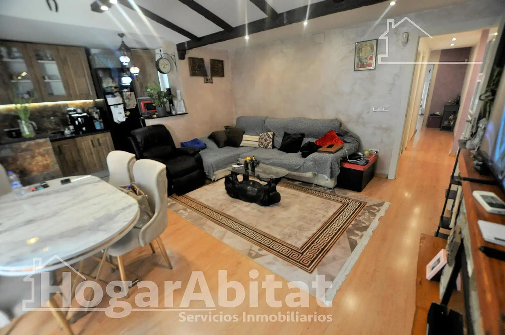 Sala de estar de Piso en venta en Xirivella con Aire acondicionado, Calefacción y Trastero