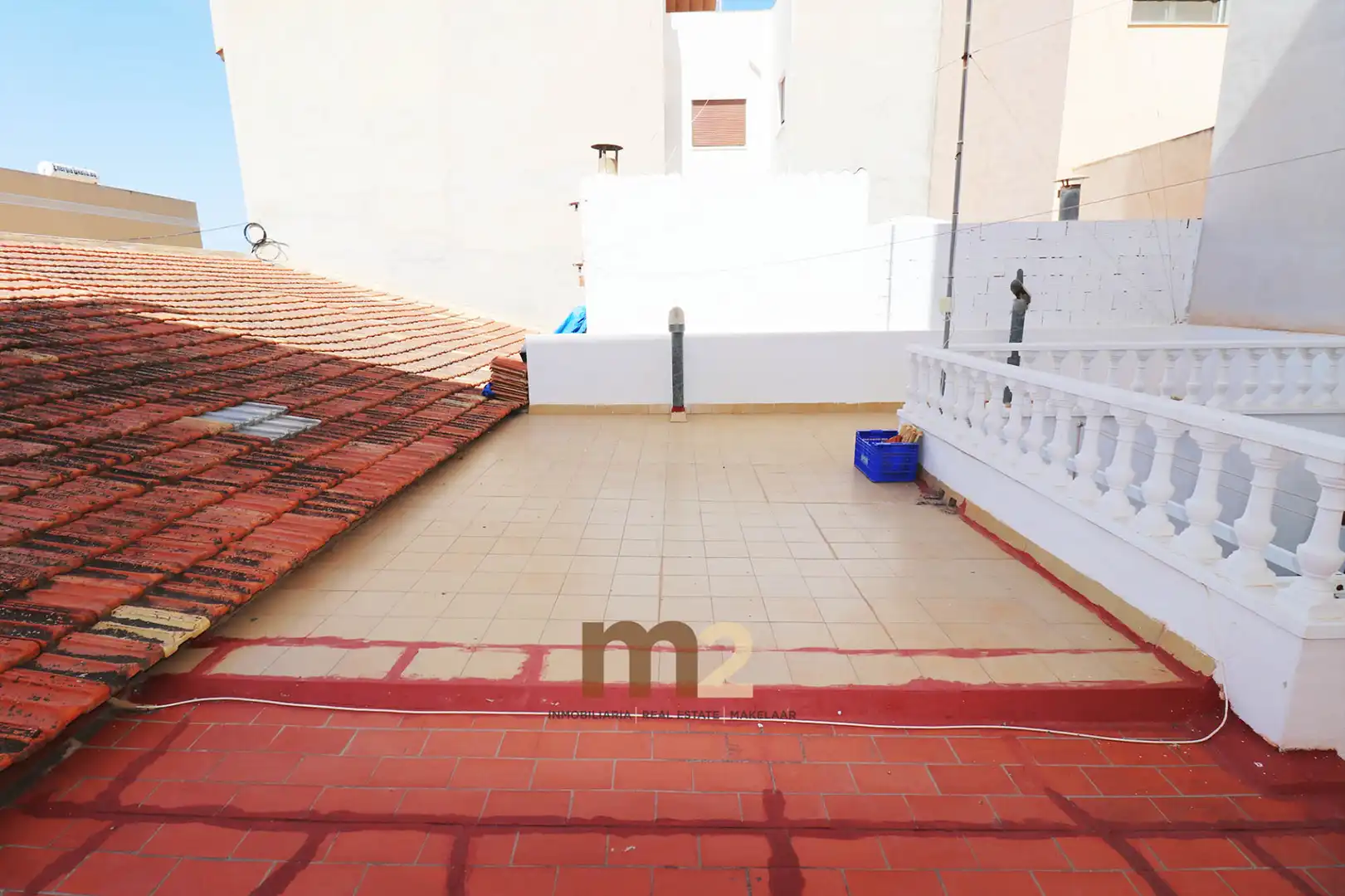 Terrasse von Einfamilien-Reihenhaus zur Miete in Guardamar del Segura mit Klimaanlage, Heizung und Möbliert
