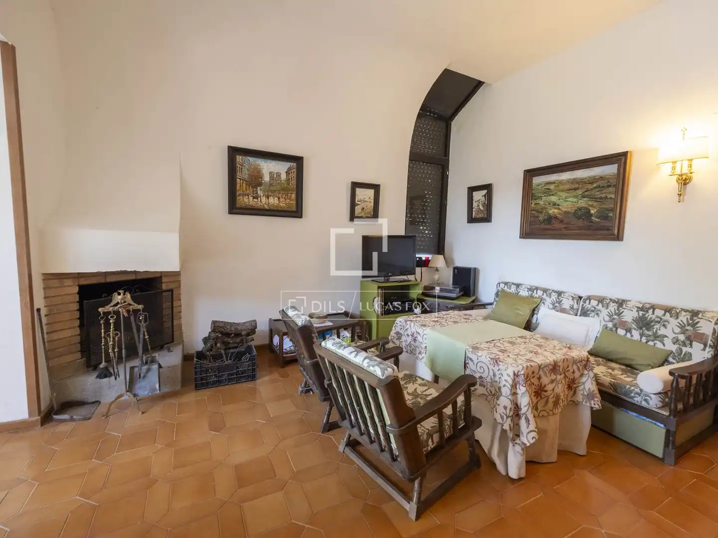 Sala de estar de Casa o chalet en venta en Andújar con Aire acondicionado, Jardín privado y Terraza
