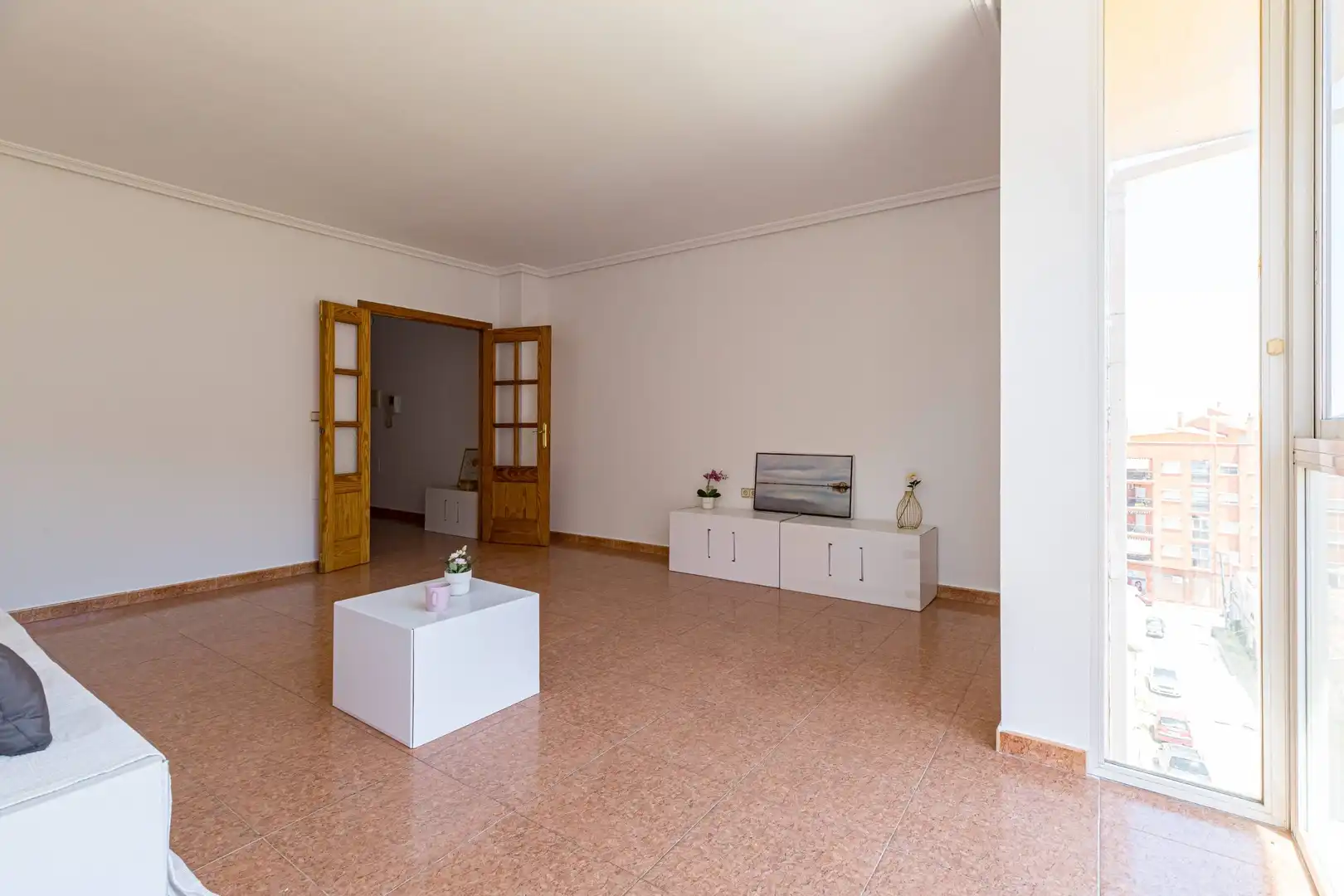 Sala de estar de Ático en venta en Murcia con Terraza, Trastero y Balcón