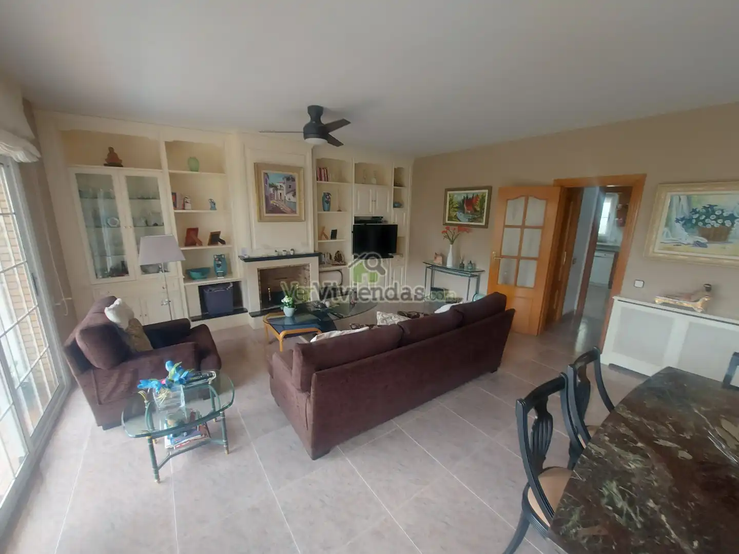 Sala de estar de Casa o chalet en venta en Vallirana con Calefacción, Jardín privado y Terraza