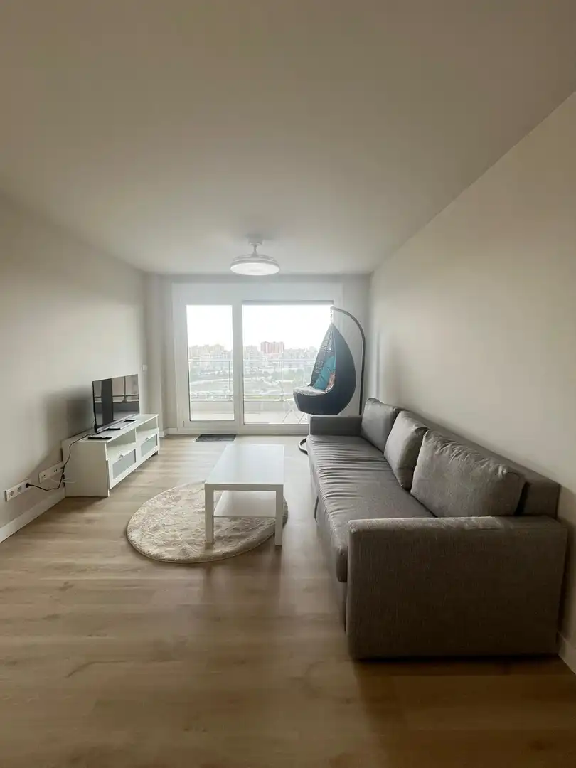 Sala de estar de Piso de alquiler en Las Palmas de Gran Canaria con Terraza, Trastero y Amueblado