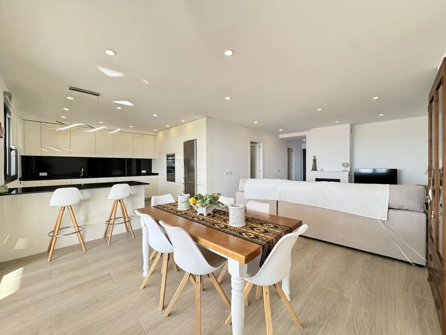 Living room of Houses for rent in Campos  with Air Conditioner and Heating