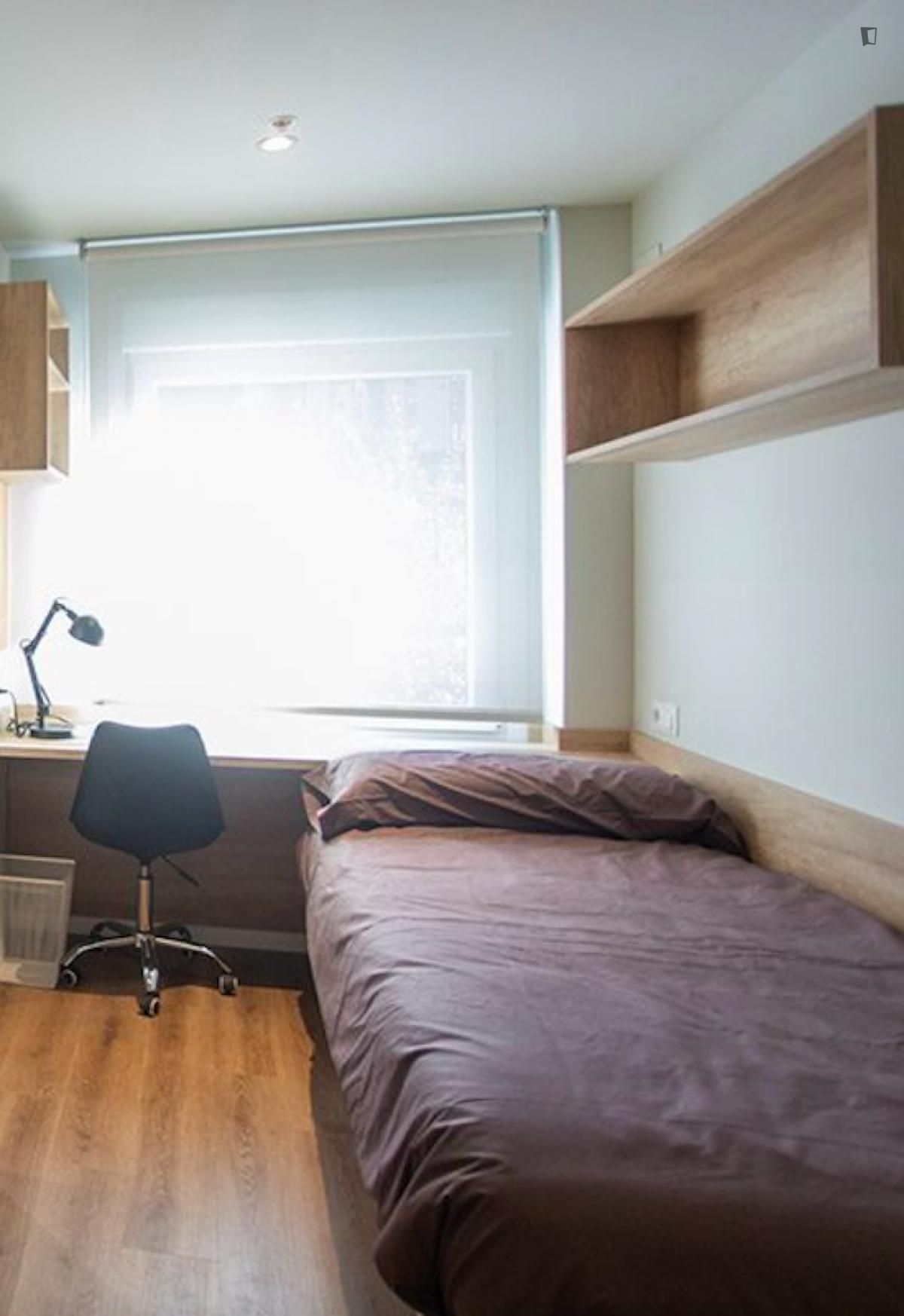 Bedroom of Flat to share in Bilbao   with Air Conditioner, Furnished and Internet