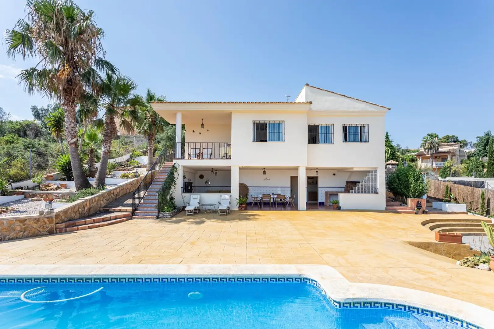 Vista exterior de Casa o xalet en venda en Turís amb Aire condicionat, Jardí privat i Terrassa