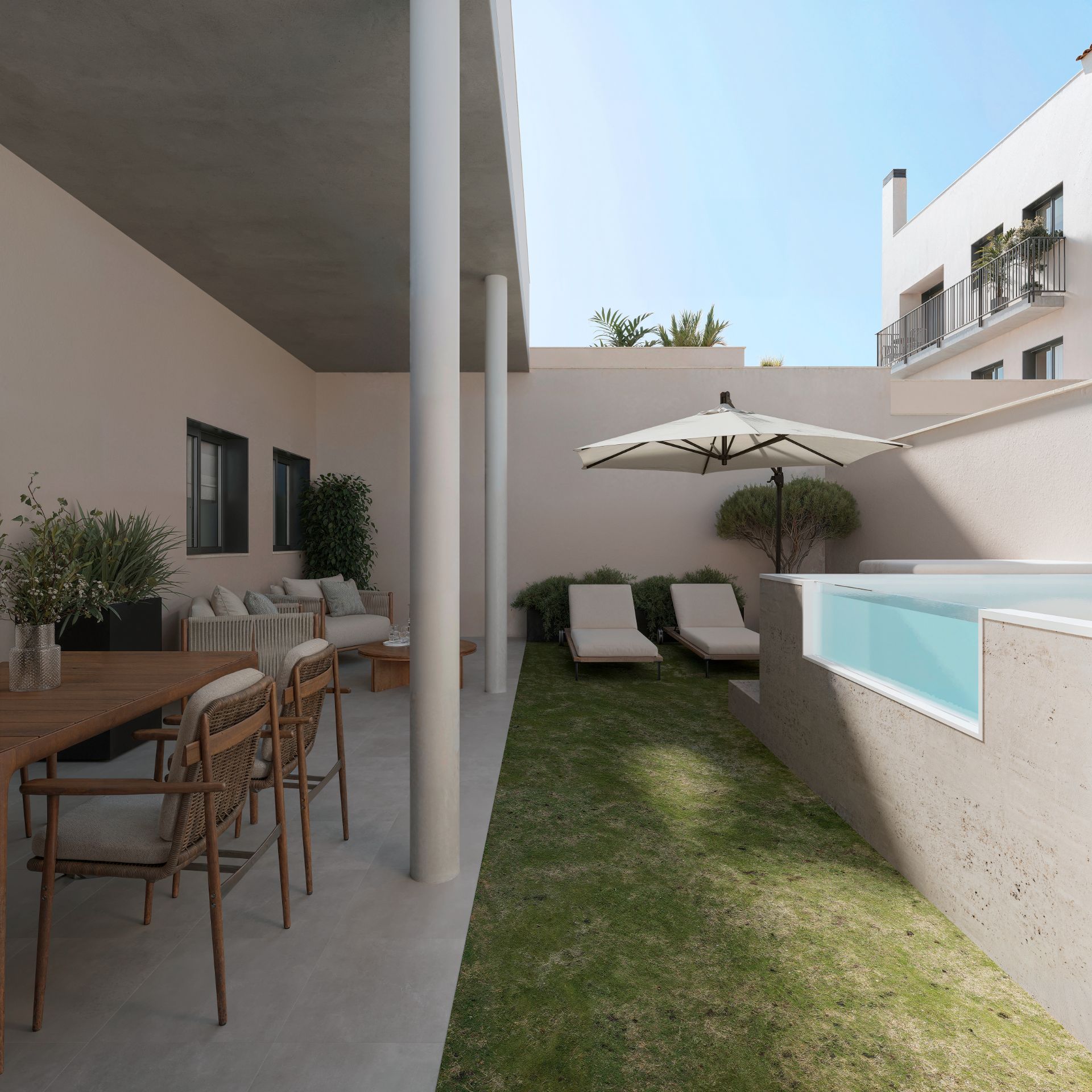Terrace of Flat for sale in Cardedeu  with Heating, Private garden and Parquet flooring