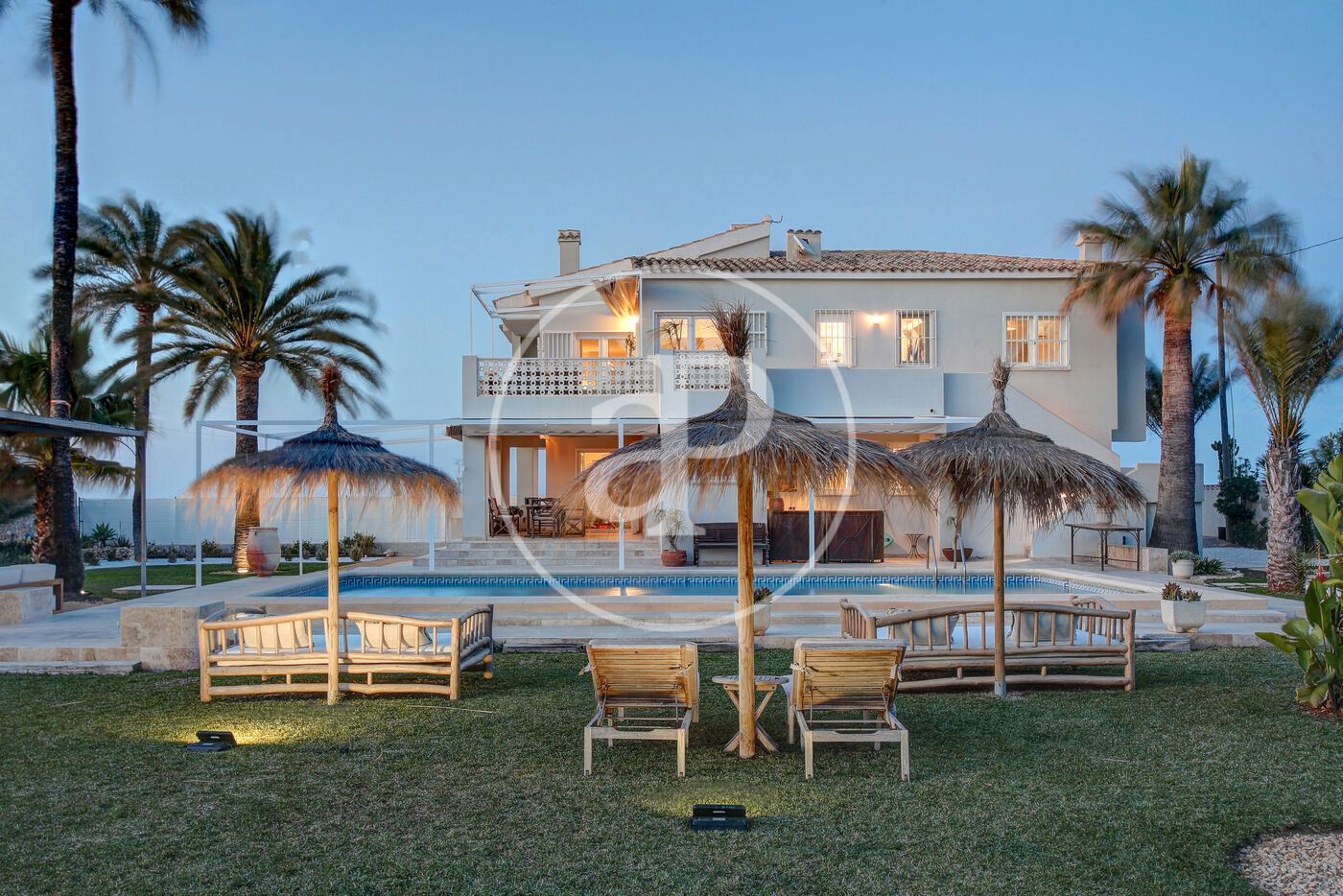 Garden of House or chalet to rent in Dénia  with Air Conditioner, Heating and Private garden