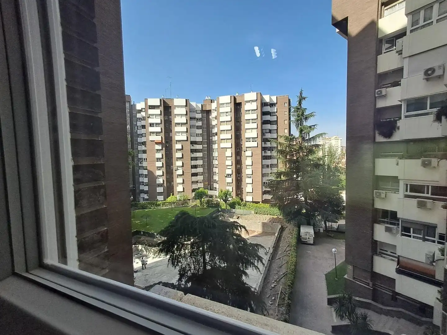 Exterior view of Flat for sale in Madrid  with Air Conditioner, Heating and Private garden