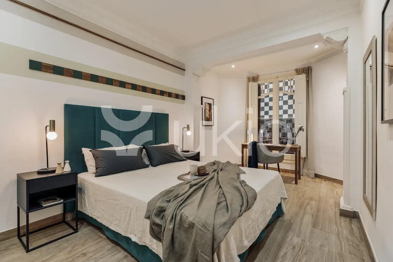 Habitación de Apartamento de alquiler en Barcelona con Aire acondicionado, Calefacción y Terraza