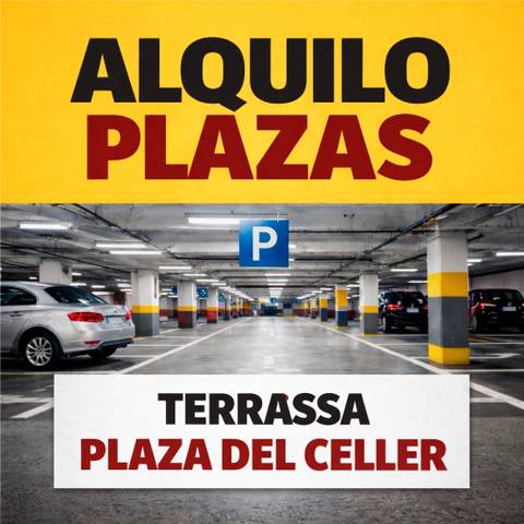 Garaje en Alquiler en Plaça del Celler, 4A en Cementiri Vell