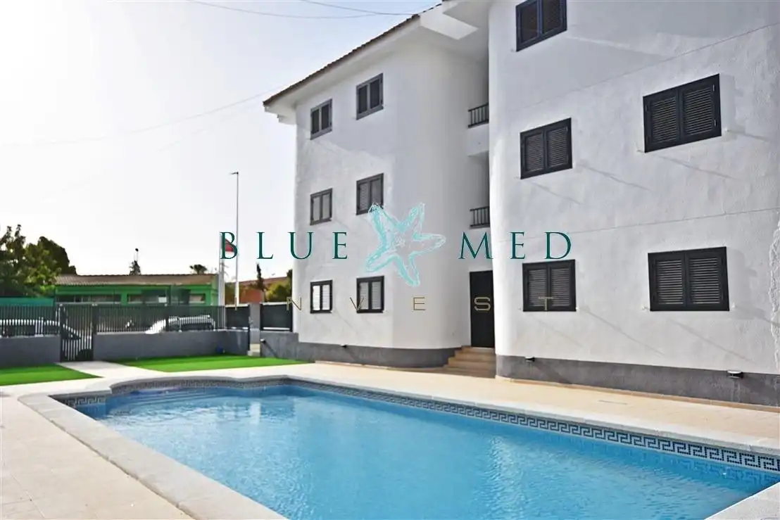 Piscina de Apartamento en venta en Mazarrón con Jardín privado, Terraza y Piscina comunitaria