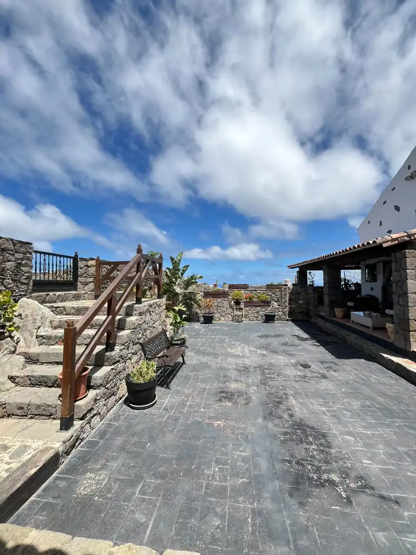 Terraza de Casa o chalet en venta en Moya (Las Palmas) con Jardín privado, Terraza y Amueblado