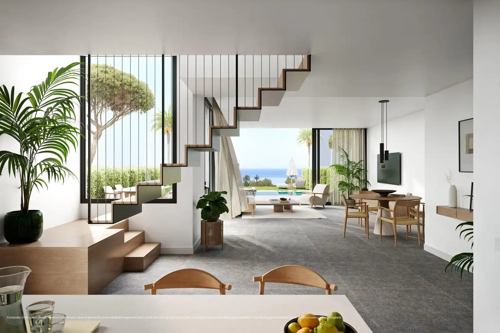 Sala de estar de Casa o chalet en venta en El Faro de Calaburra - Chaparral