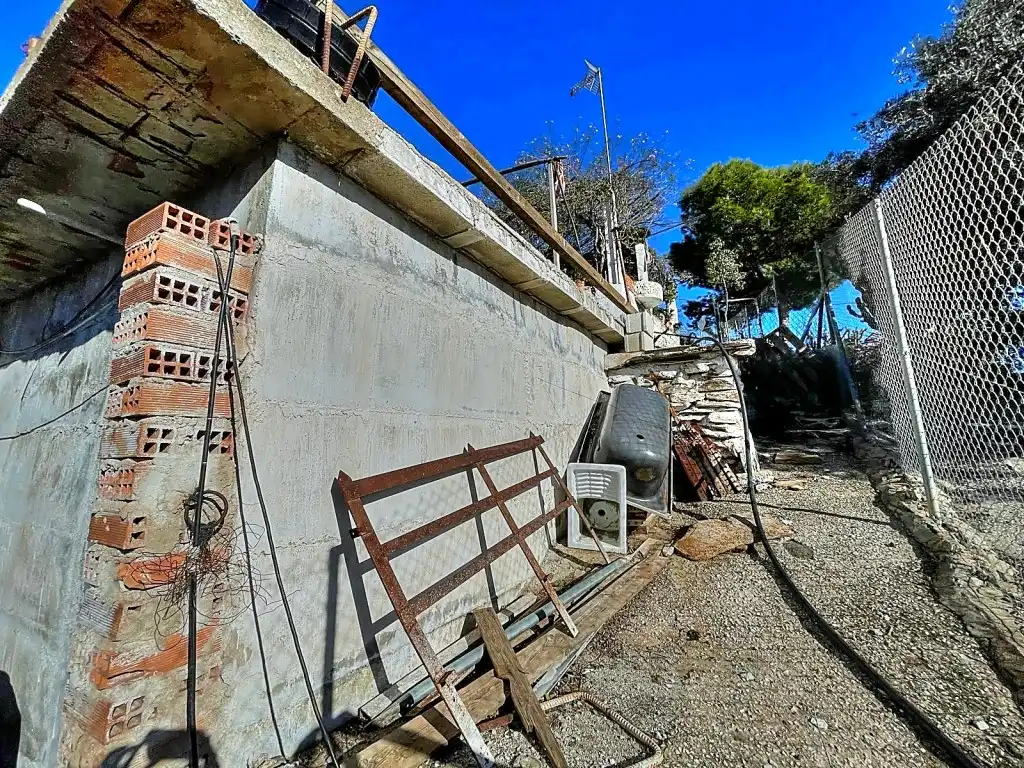 Vista exterior de Finca rústica en venta en Macharaviaya con Jardín privado, Terraza y Amueblado