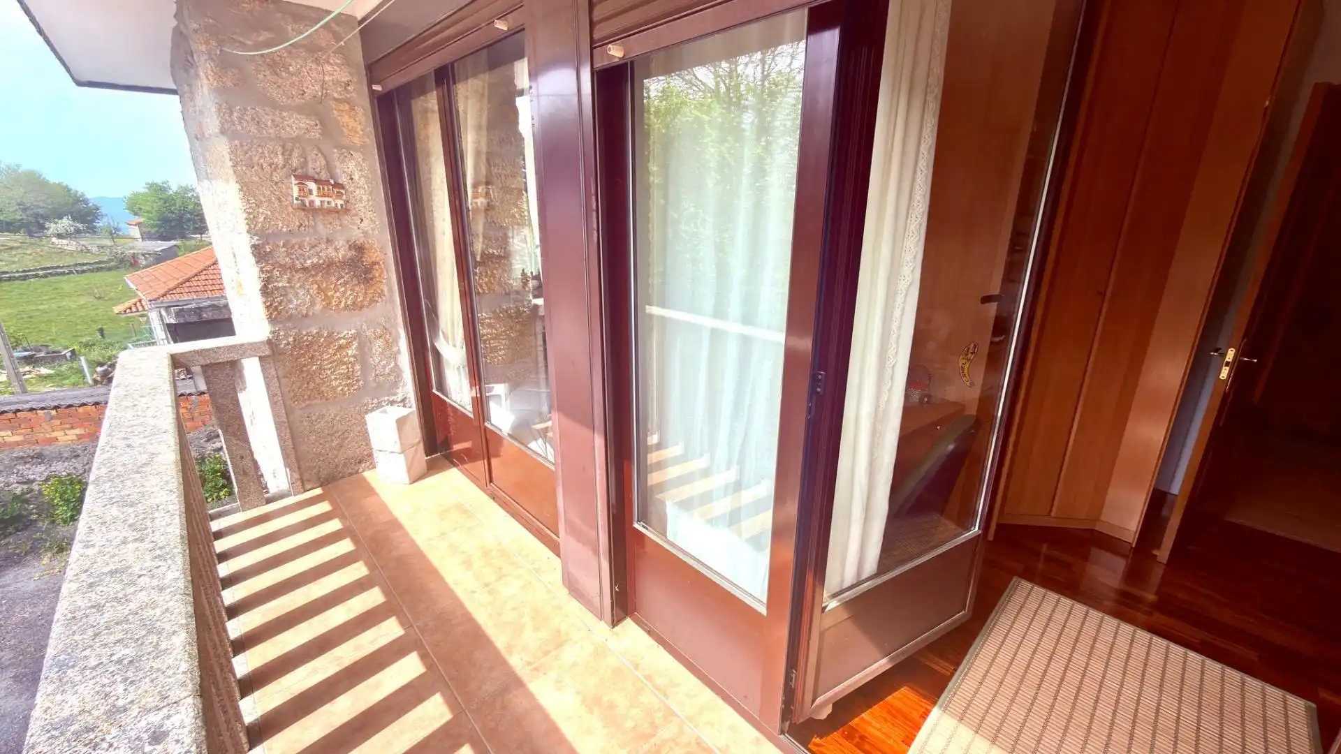 Balcony of Houses for sale in Esgos  with Private garden, Parquet flooring and Furnished