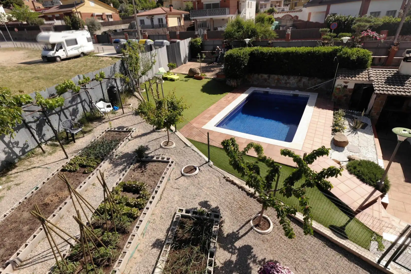 Jardí de Casa o xalet en venda en Cànoves I Samalús amb Calefacció
