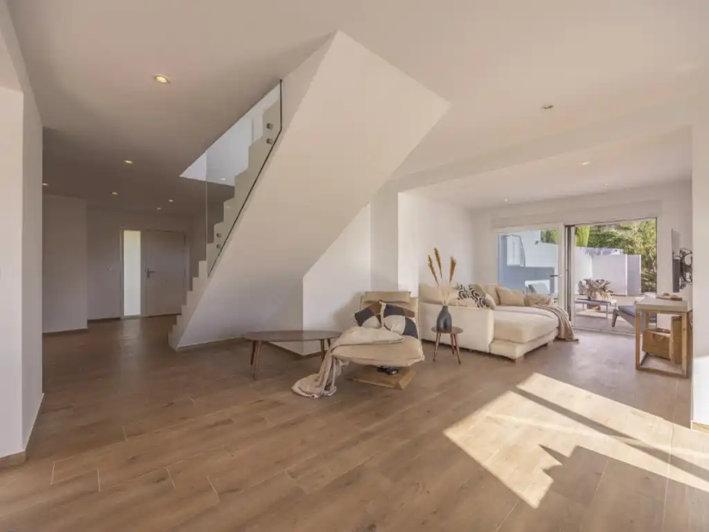 Living room of Houses for sale in Jávea / Xàbia  with Air Conditioner, Terrace and Swimming Pool