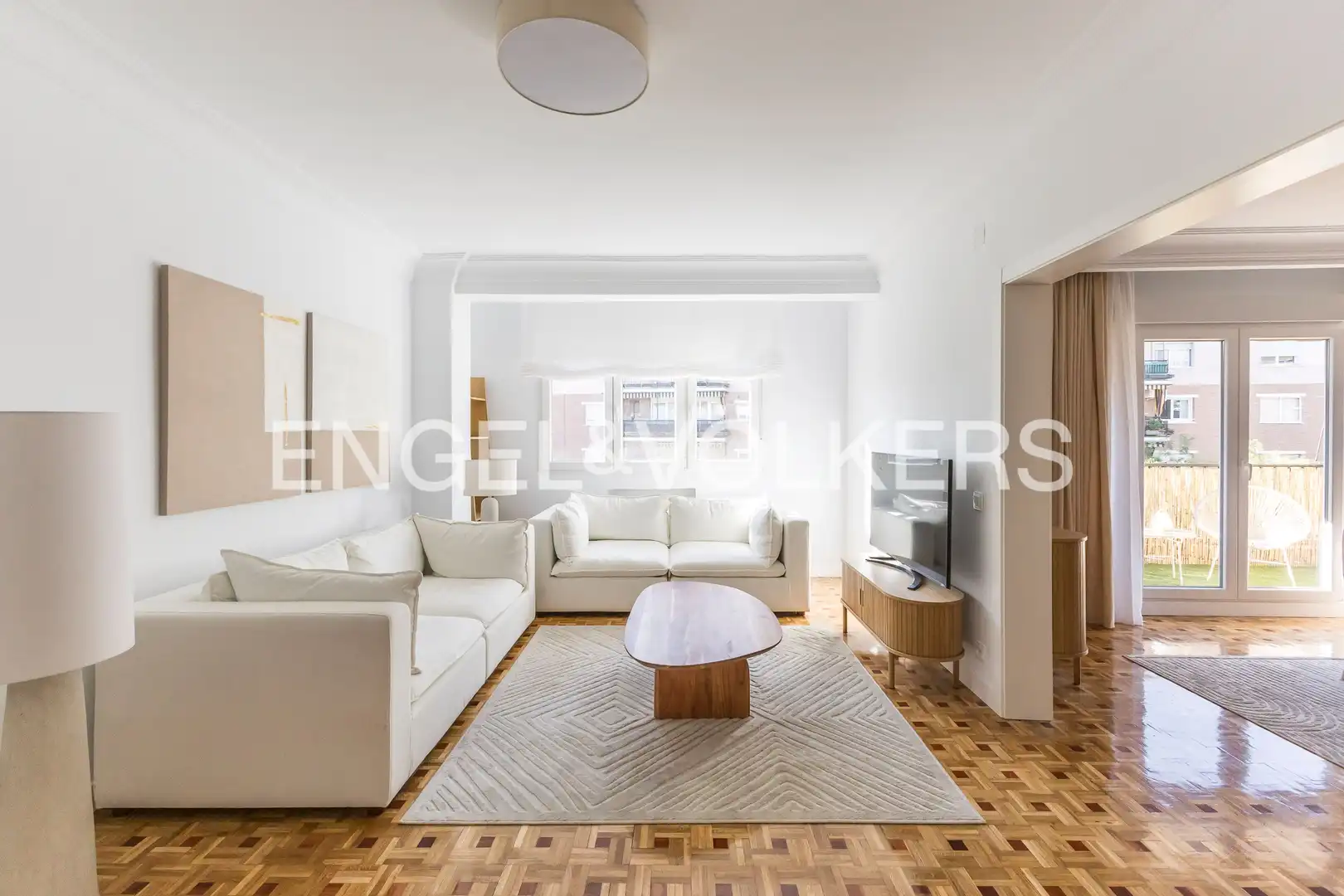Sala de estar de Piso de alquiler en Chamartín