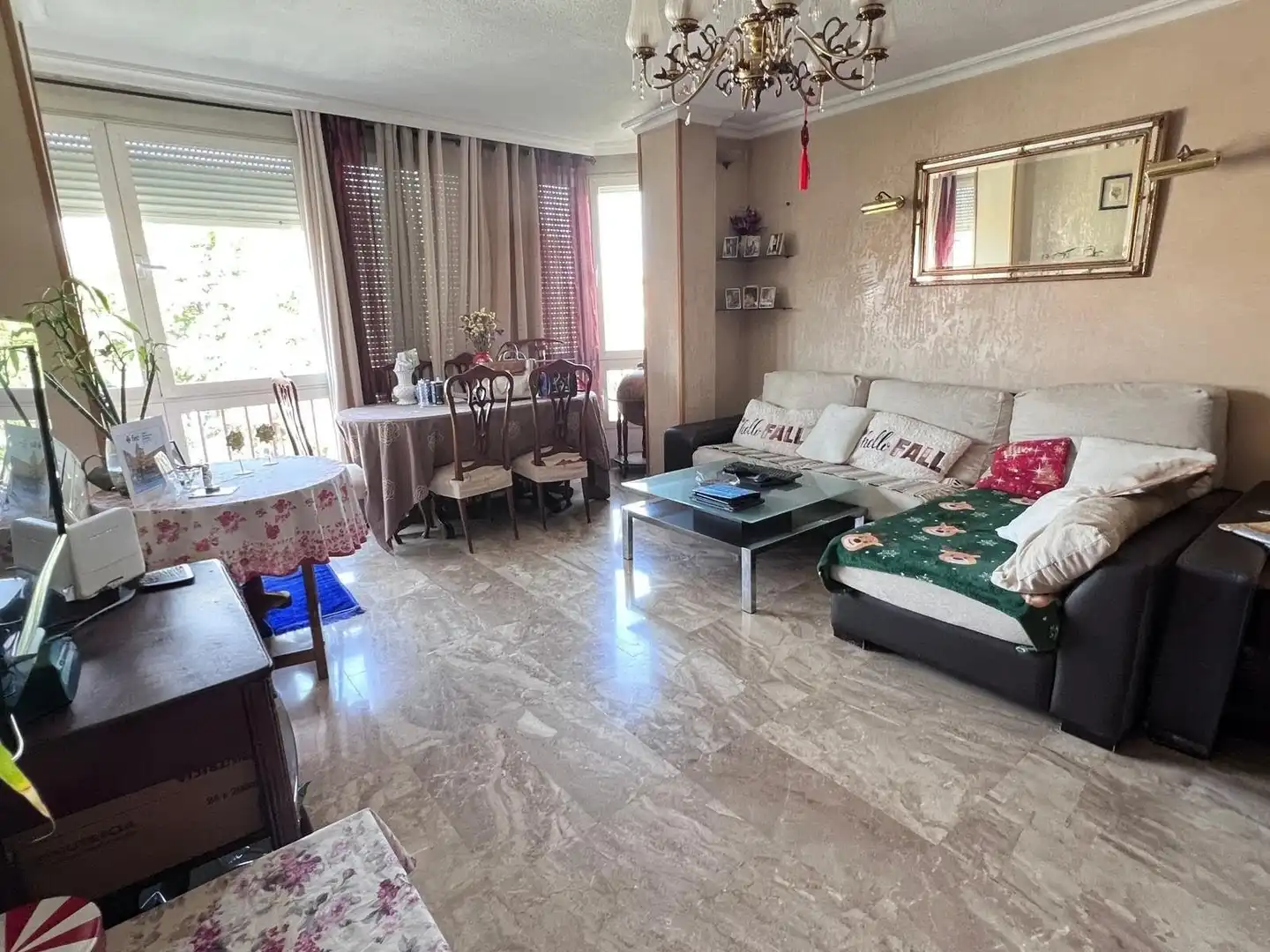 Sala de estar de Piso en venta en Murcia con Aire acondicionado, Calefacción y Amueblado