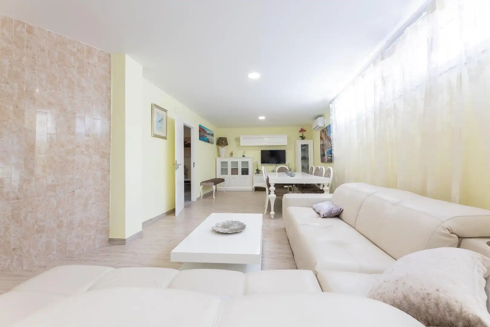Sala de estar de Casa o chalet en venta en Altea con Aire acondicionado, Jardín privado y Terraza