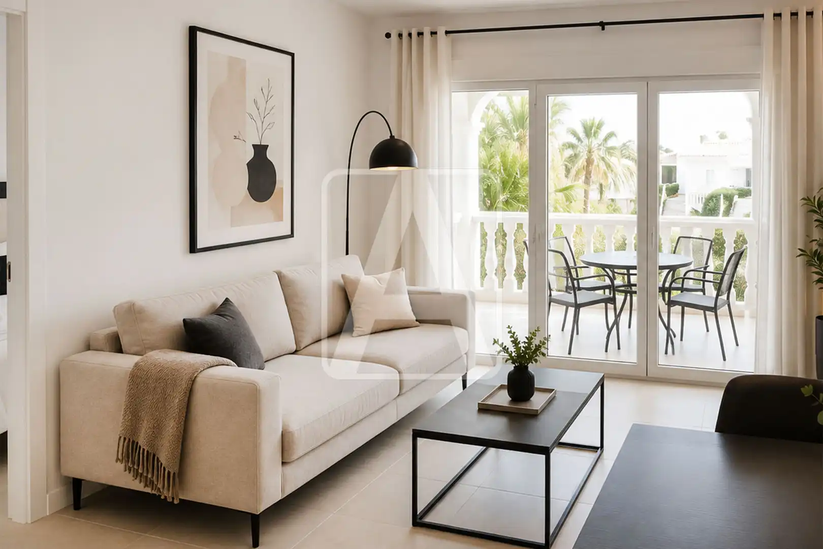 Living room of Apartments for sale in Benissa  with Air Conditioner, Heating and Private garden