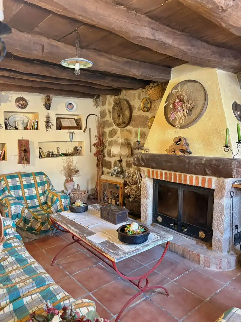 Living room of Houses for sale in Aguilar de Campoo  with Heating, Storage room and Furnished