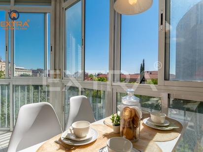 Balcony of Flat for sale in  Madrid Capital  with Air Conditioner, Heating and Terrace