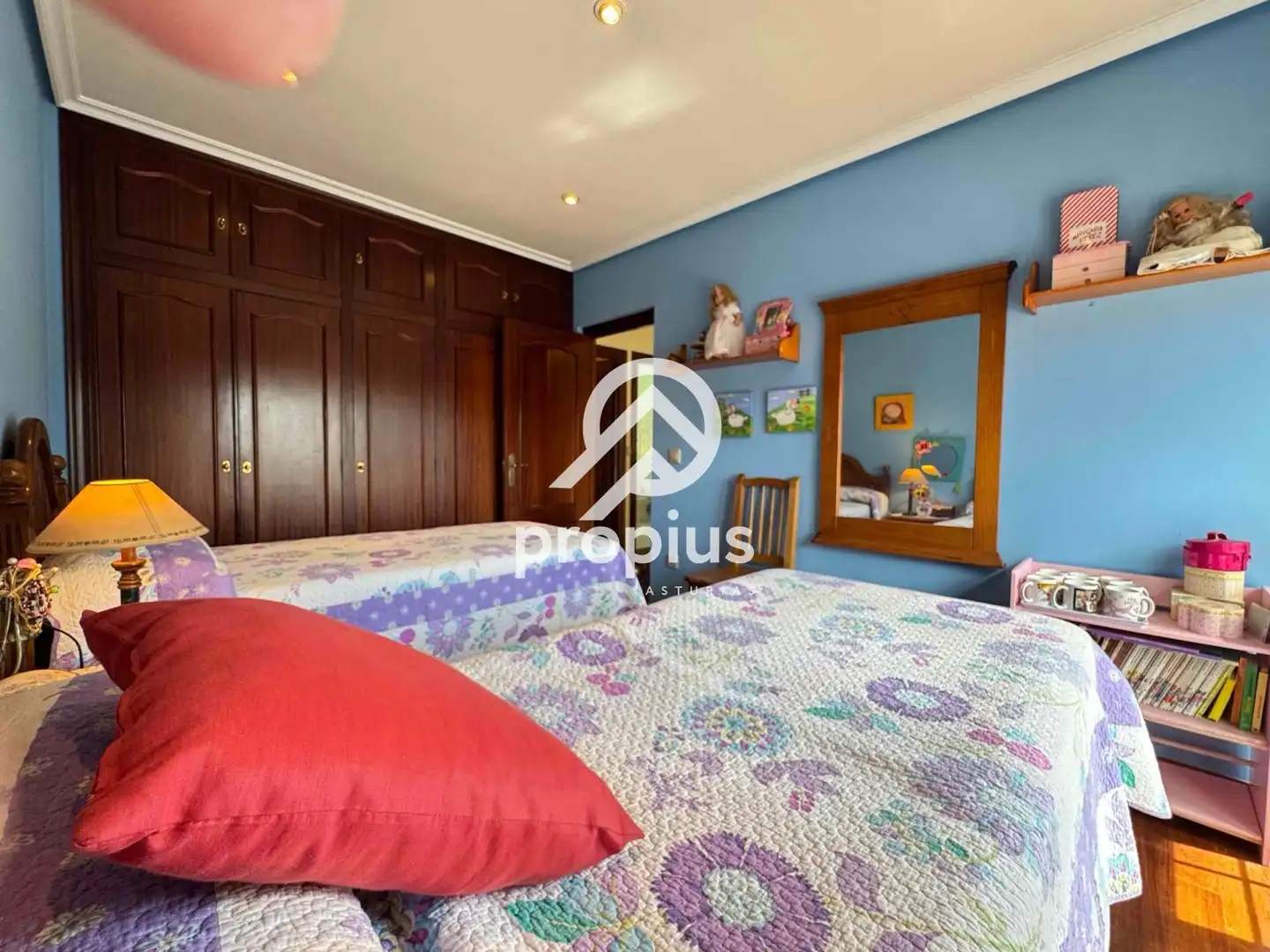 Bedroom of Houses for sale in Avilés  with Heating, Private garden and Parquet flooring