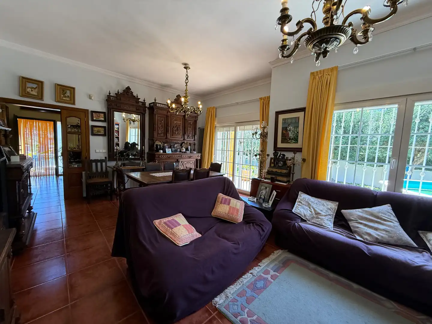 Living room of Houses for sale in Dénia  with Air Conditioner, Heating and Private garden