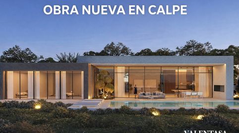 Villa de obra nueva en Calpe con piscina privada, parcela 800 m² y a 1,3 km del mar, imatge 3