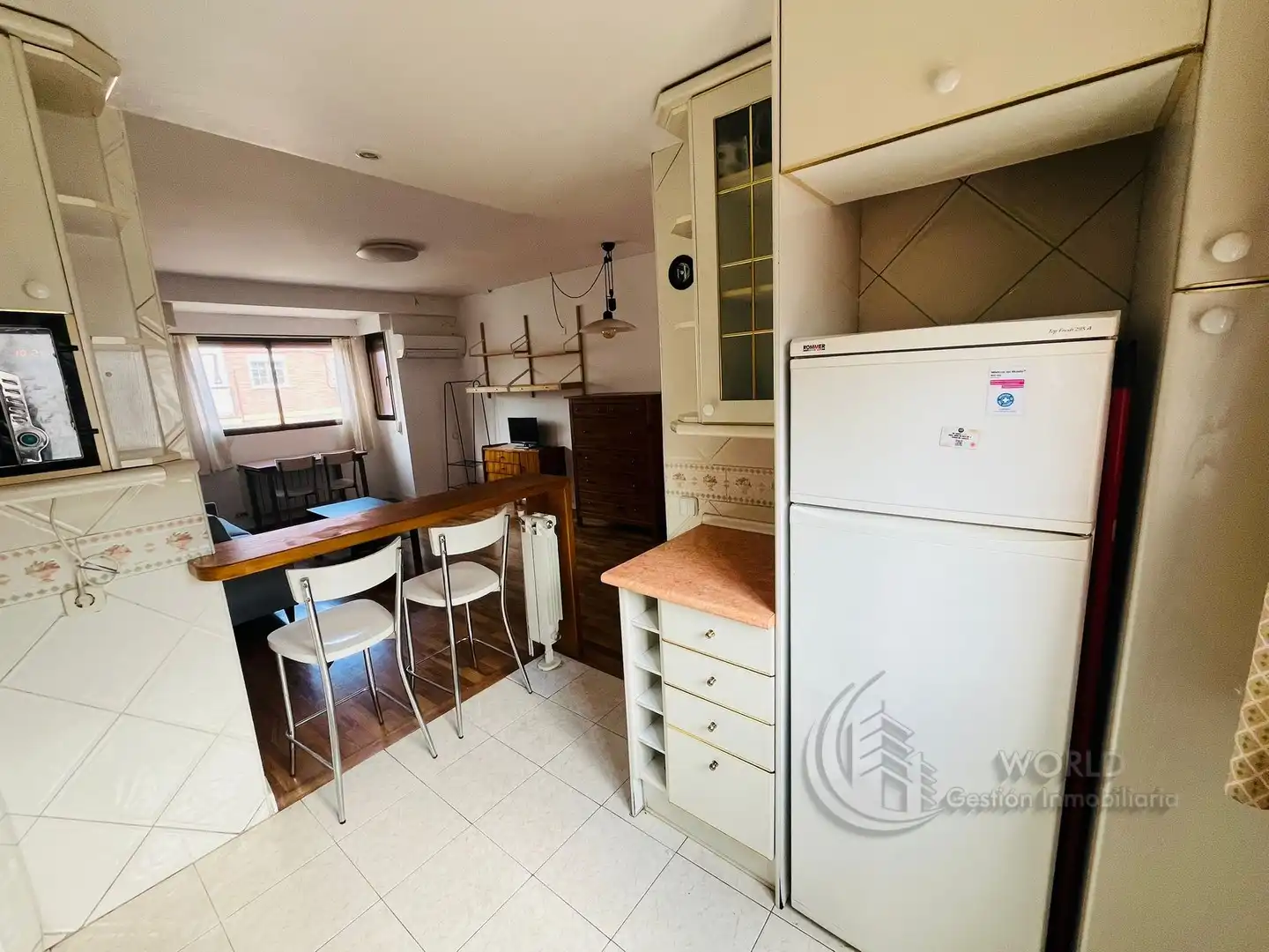 Kitchen of Attic for rent in Madrid  with Air Conditioner, Heating and Terrace