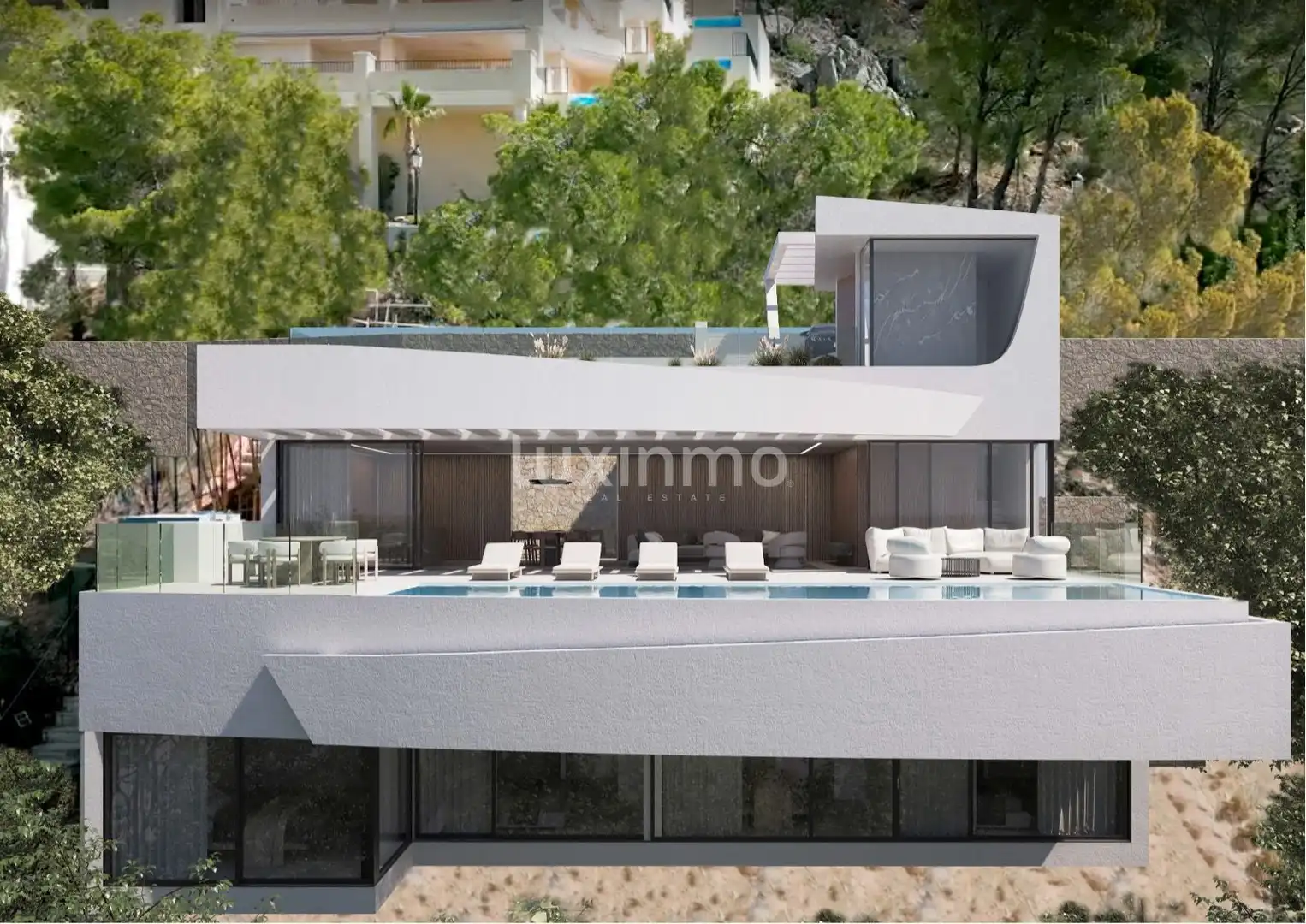 Terrasse von Haus oder Chalet zum Verkauf in Altea mit Klimaanlage, Heizung und Terrasse