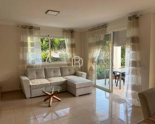 Living room of Flat to rent in Puerto de la Cruz  with Private garden, Terrace and Swimming Pool