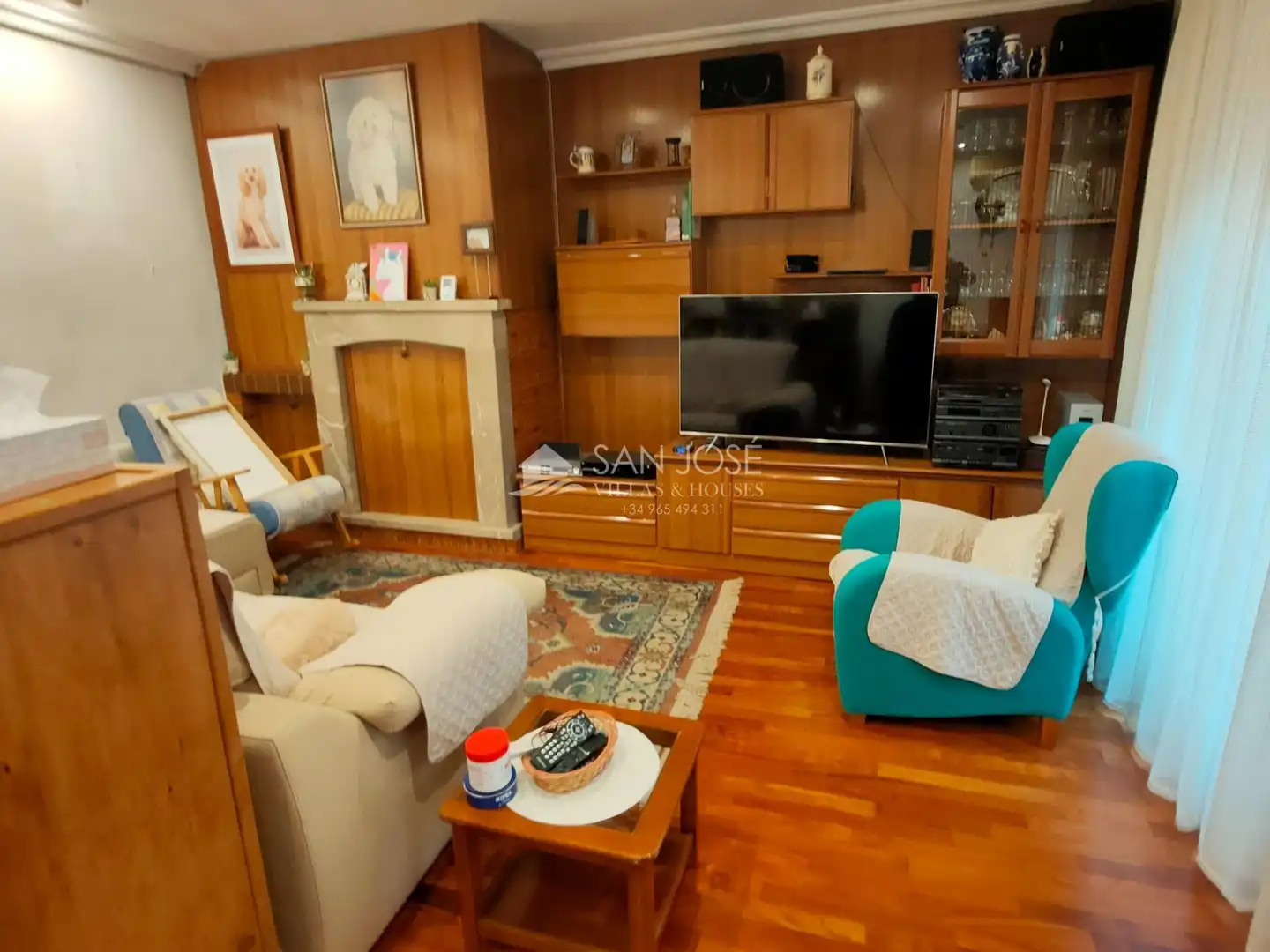 Sala d'estar de Pis en venda en Aspe amb Terrassa, Traster i Balcó