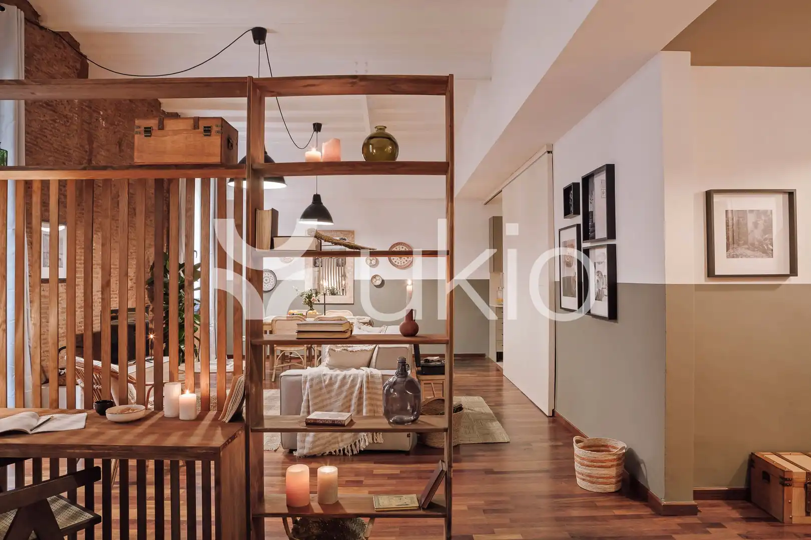 Habitación de Apartamento de alquiler en Barcelona con Aire acondicionado, Calefacción y Amueblado