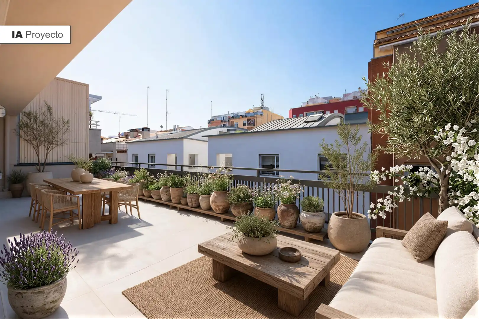 Terrassa de Àtic de lloguer en Sant Cugat del Vallès amb Aire condicionat, Calefacció i Terrassa