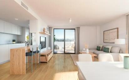 Sala d'estar de Apartament en venda en Sant Joan d'Alacant amb Aire condicionat, Calefacció i Jardí privat