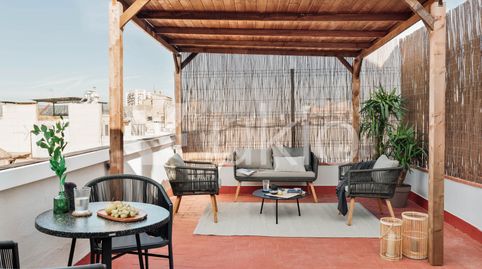 Ático de 1 dormitorio con terraza en Eixample Dreta