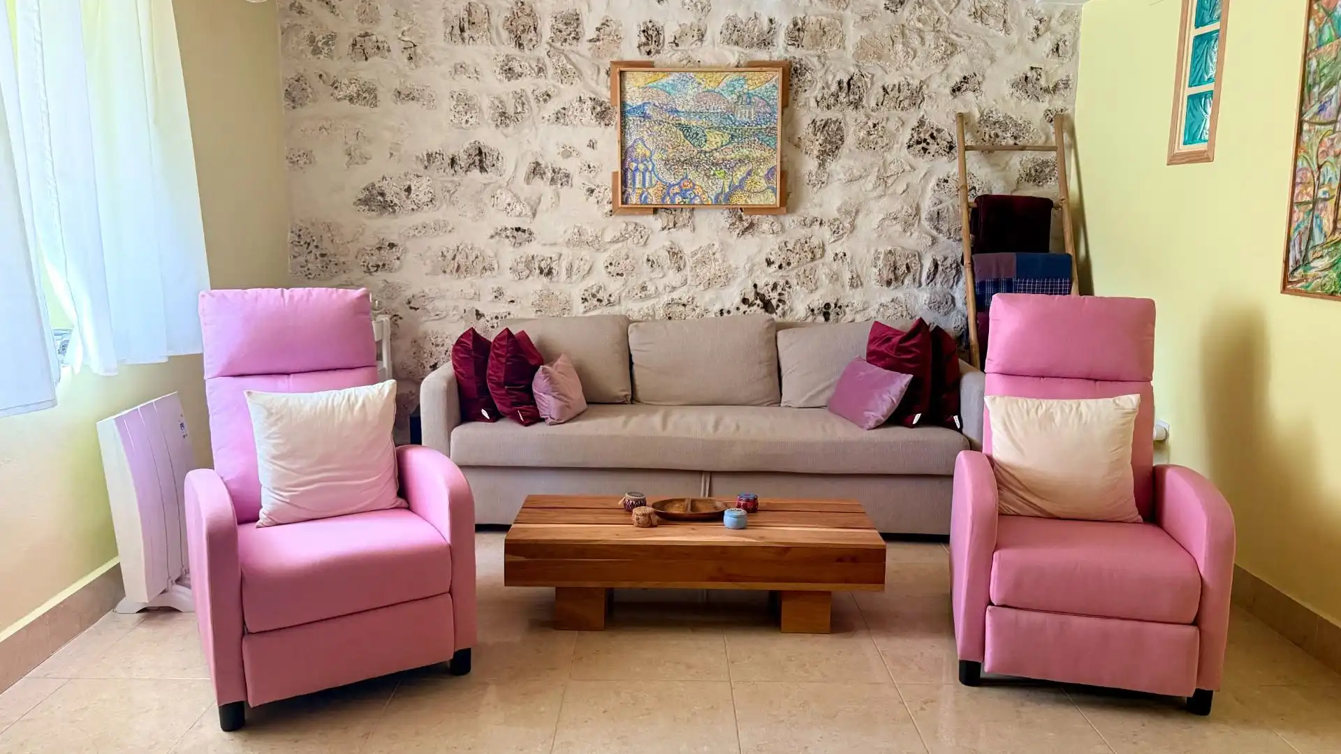 Sala de estar de Casa o chalet en venta en Cozuelos de Fuentidueña con Alarma