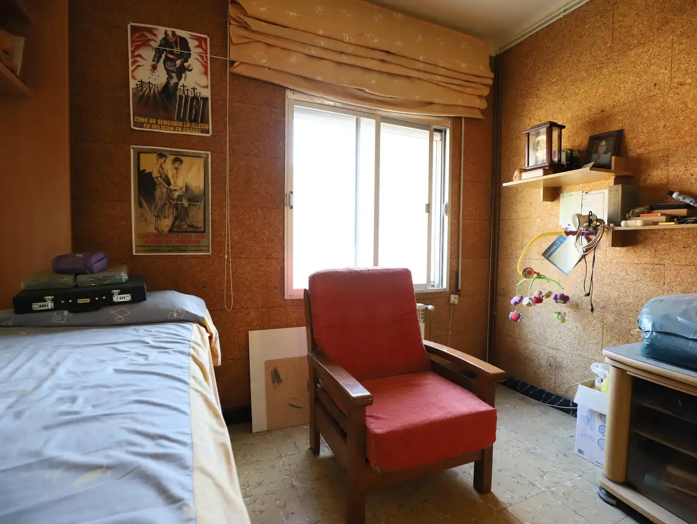 Bedroom of Houses for sale in Esplugues de Llobregat  with Heating, Parquet flooring and Terrace