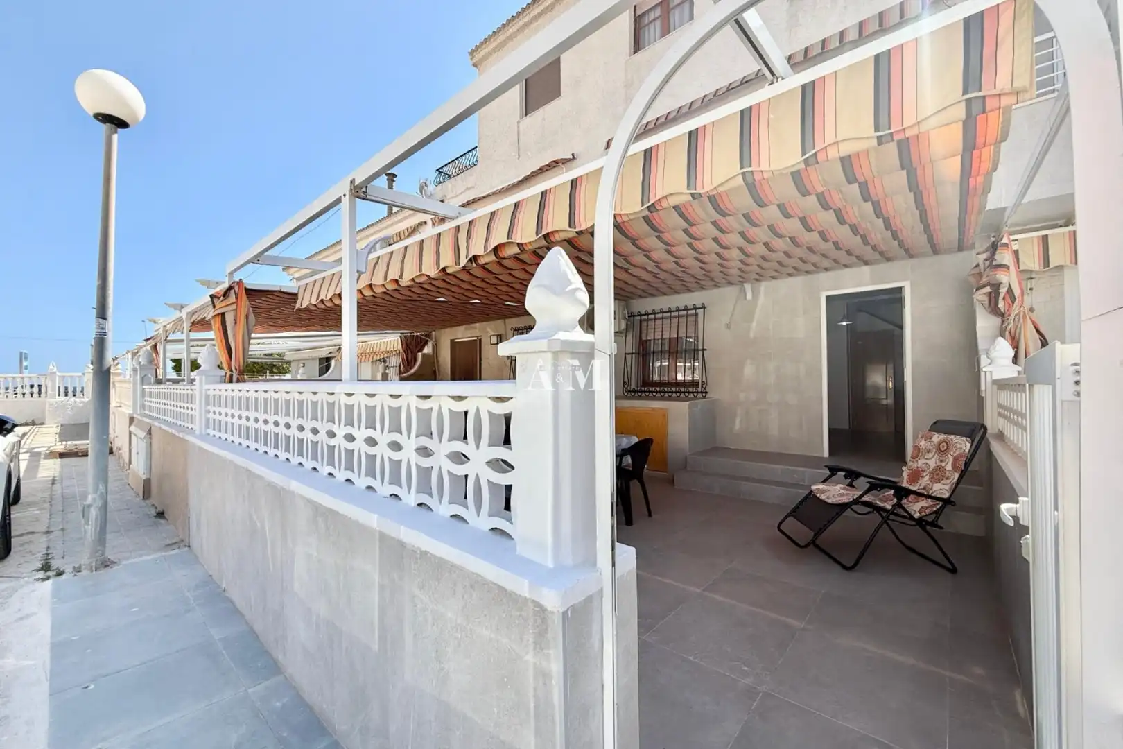 Terrace of Detached homes for rent in Santa Pola  with Air Conditioner, Heating and Private garden
