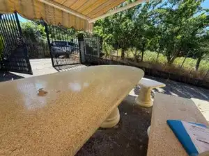 Terrassa de Casa o xalet en venda en A Cañiza   amb Calefacció, Jardí privat i Terrassa