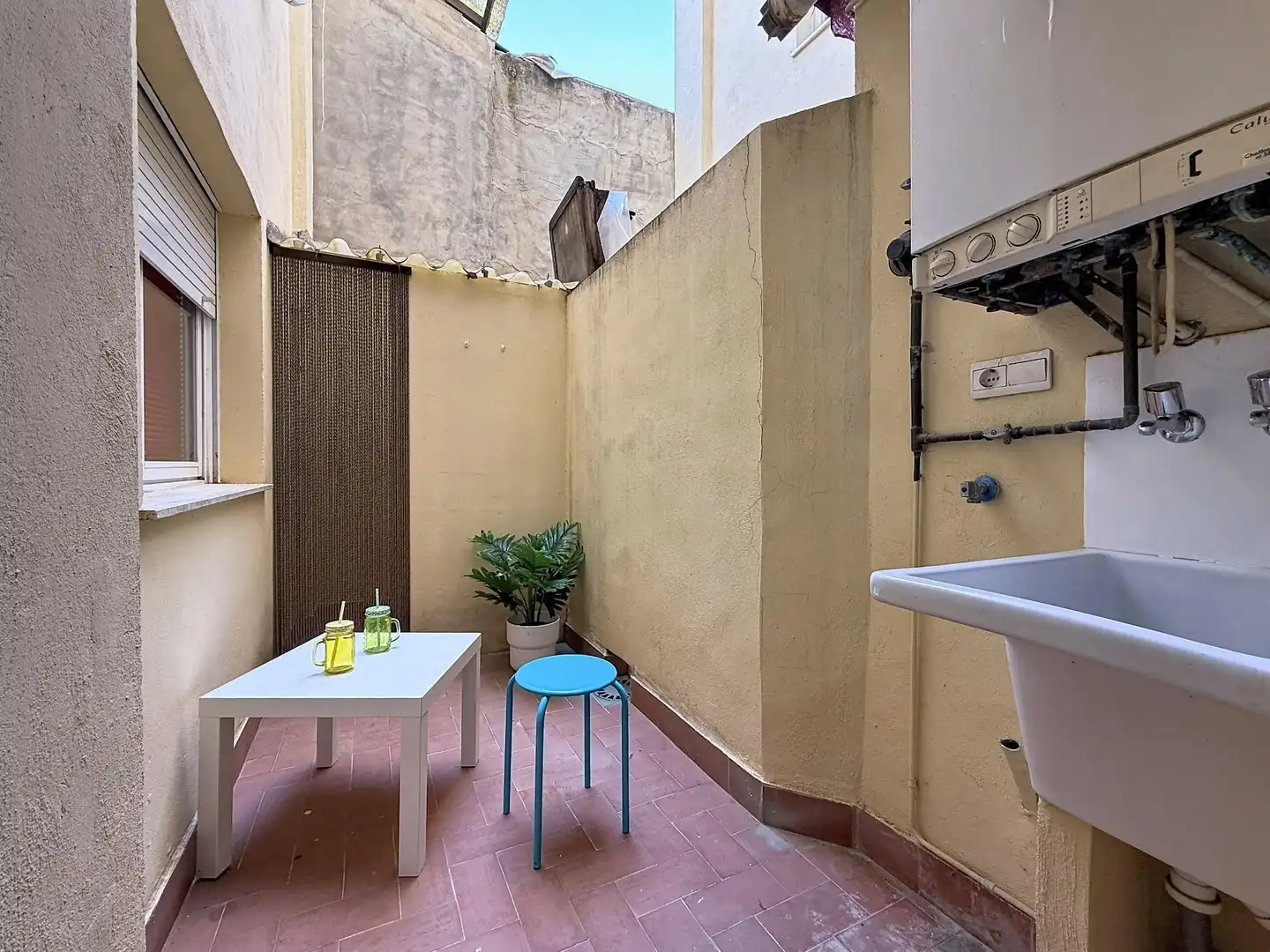 Terrasse von Wohnung zum Verkauf in Castalla mit Heizung