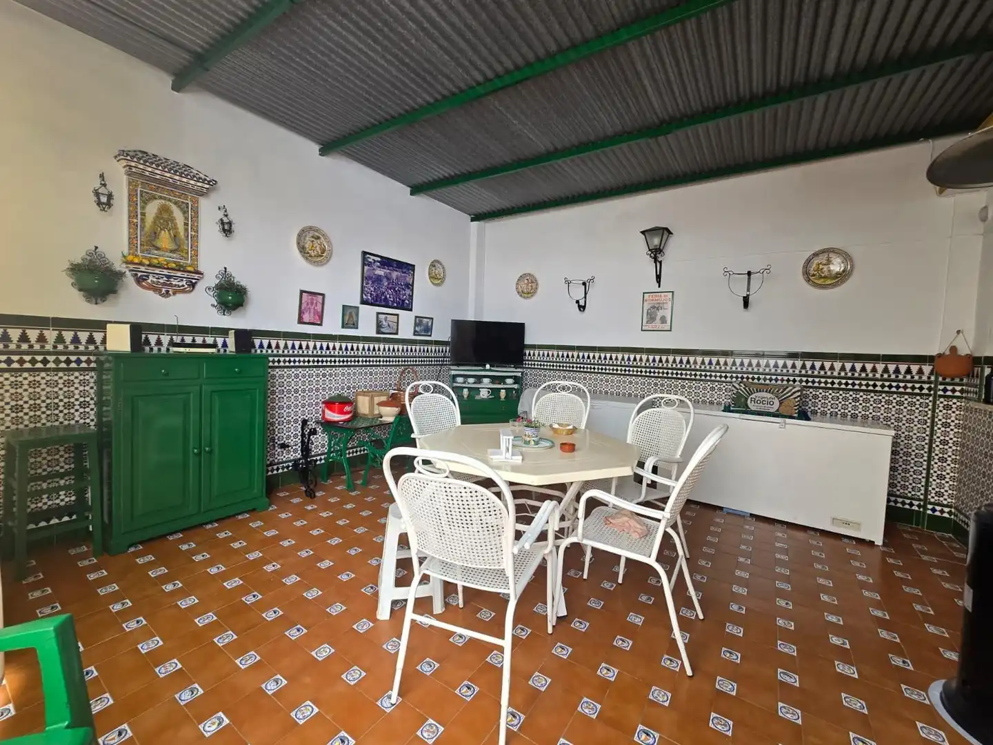 Comedor de Casa adosada en venta en Bormujos con Terraza, Trastero y Balcón