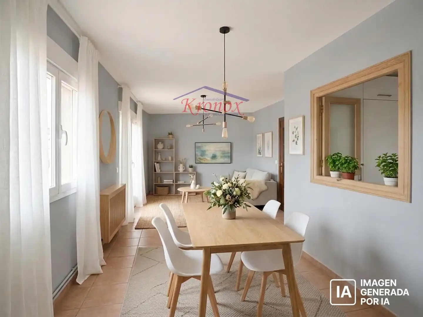 Dining room of Flat for sale in Madrid  with Air Conditioner, Heating and Terrace